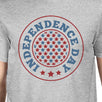 Independence Day American Flag Shirt Mens Grey 4th Of July T-Shirt