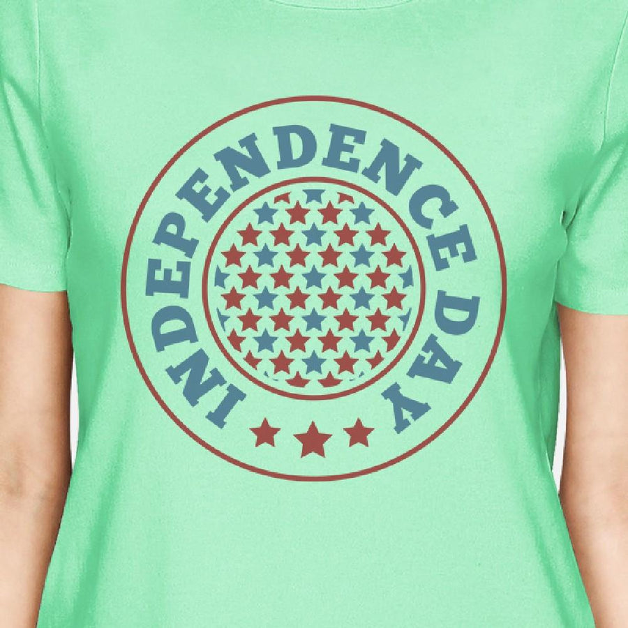 Independence Day Outfit For Womens Mint Cute 4th Of July Tee Shirt