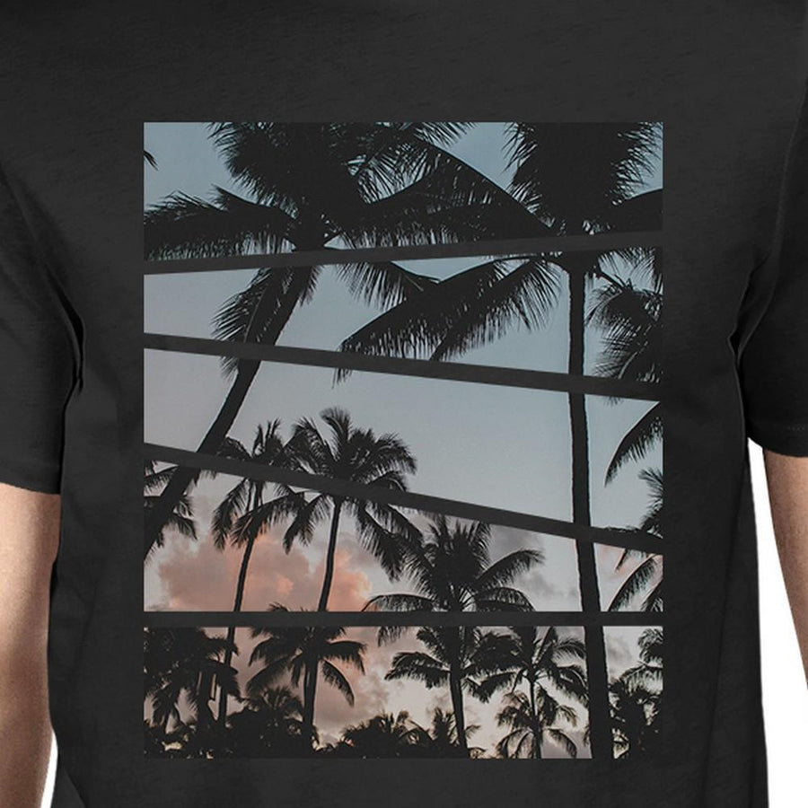 Palm Trees California Sunset Photography Mens Short Sleeve T-Shirt