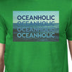 Oceanholic Photography Mens Green Tee Perfect Summer Cotton Top