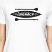 Islander Paddle Board Design Womens White Tee Crew Neck Summer Tee