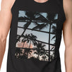 Palm Trees California Sunset Photography Mens Sleeveless Tee Shirt