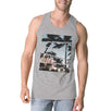 Palm Trees California Sunset Photography Mens Short Sleeve Tank Top