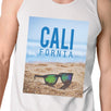 California Beach Sunglasses Mens Lightweight Summer Tanks Cotton