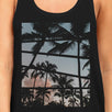 Palm Trees California Sunset Photography Womens Sleeveless Tanks