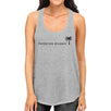 California Dreaming Womens Grey Sleeveless Lightweight Cotton Tank