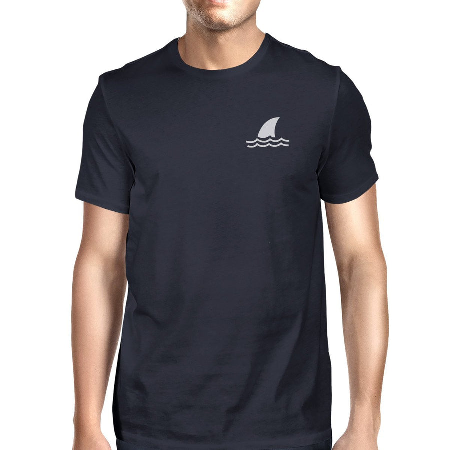 Mini Shark Navy Mens Lightweight Summer Short Sleeve Tee Gift Ideas