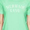 Mermaid Gang Mint Womens Light Material Summer Short Sleeve Shirt