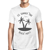 It's Summer Time Beach Party Mens White Shirt