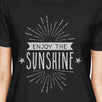 Enjoy The Sunshine Womens Black Shirt