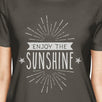 Enjoy The Sunshine Womens Dark Grey Shirt