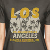 Los Angeles Beaches Summertime Womens Dark Grey Shirt