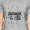 Enjoy The Sunshine Womens Grey Shirt