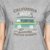 California Beaches Endless Summer Womens Grey Shirt