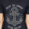 Enjoy The Summer Ocean Holiday Womens Navy Shirt