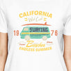 California Beaches Endless Summer Womens White Shirt