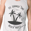 It's Summer Time Beach Party Mens White Tank Top