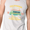 California Beaches Endless Summer Mens White Tank Top