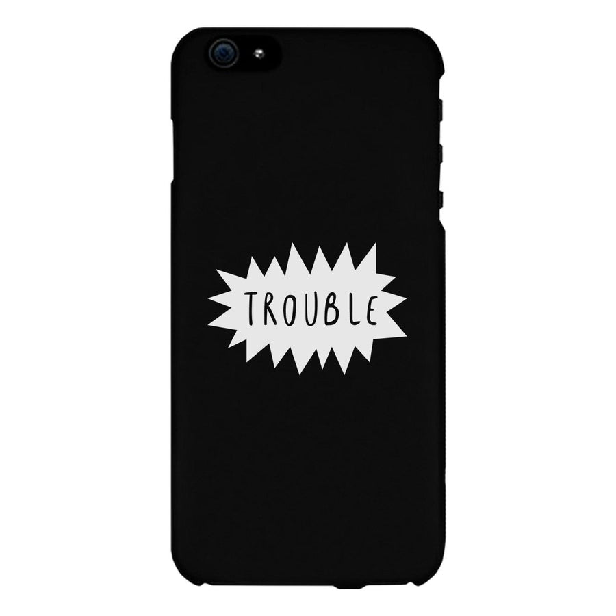 Double Trouble - Black Phone Case