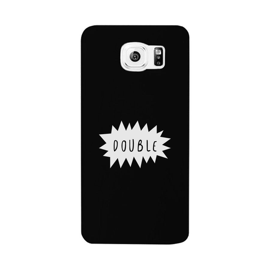 Double Trouble - Black Phone Case