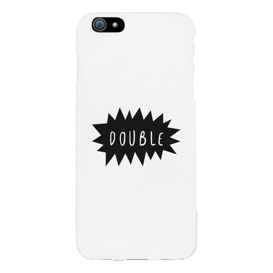 Double Trouble - White Phone Case