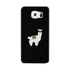 Llamas With Sunglasses - Black Phone Case