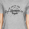 And So The Adventure Begins Womens Grey Shirt