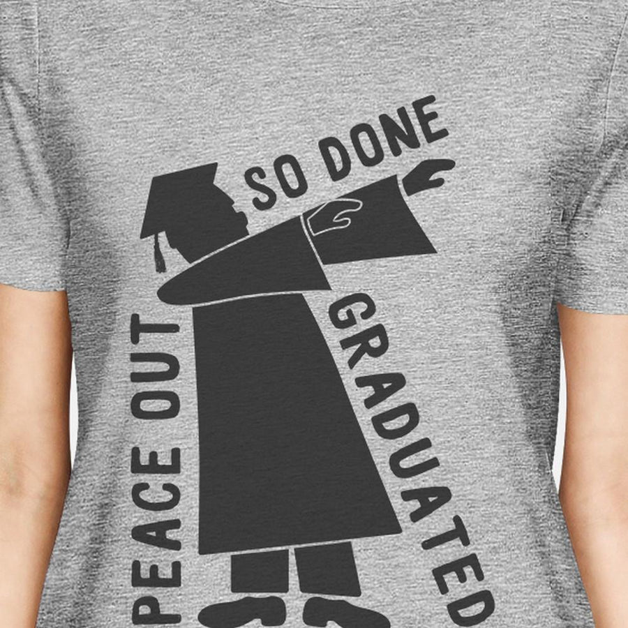 Graduated Dab Dance Womens Grey Shirt