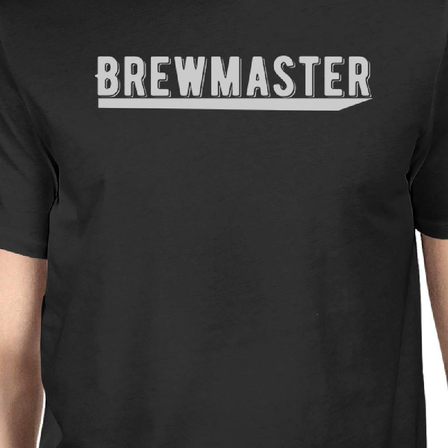 Brewmaster Homebrewed Dad and Baby Matching Black Shirts