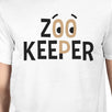 Zoo Keeper Monkey Dad and Baby Matching White Shirts