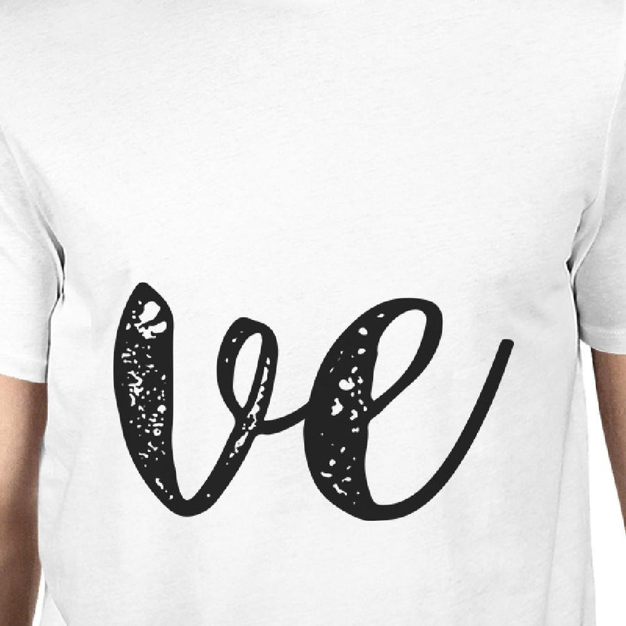 Love Heart Family Mom, Dad, and Baby White Shirt