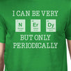 Nerdy Periodically Mens Green Shirt