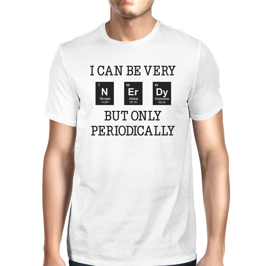 Nerdy Periodically Mens White Shirt