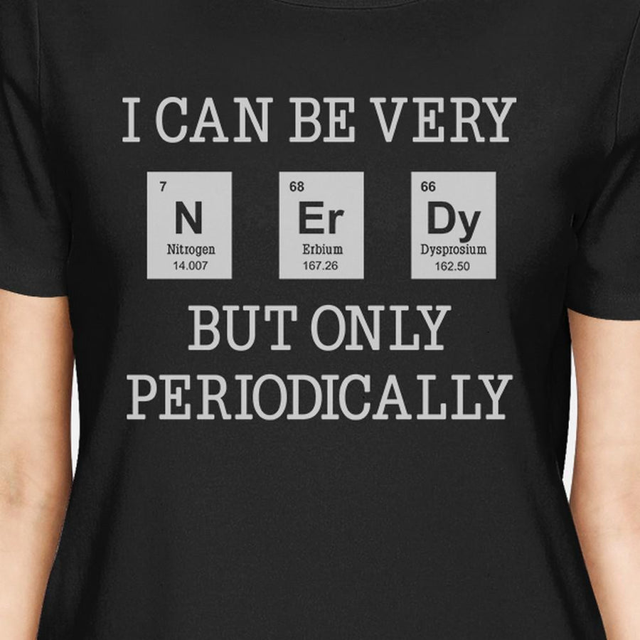 Nerdy Periodically Womens Black Shirt