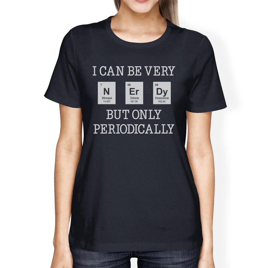 Nerdy Periodically Womens Navy Shirt