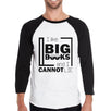 I Like Big Books Cannot Lie Mens Black And White Baseball Shirt