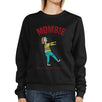 Mombie Sleep Deprived Still Alive Black SweatShirt