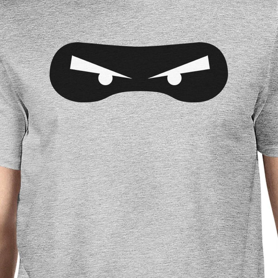 Ninja Eyes Mens Grey Shirt