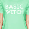 Basic Witch Womens Mint Shirt