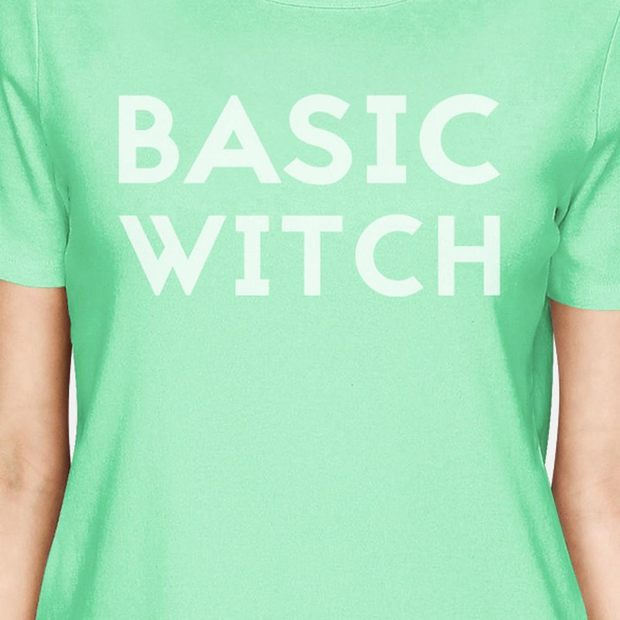 Basic Witch Womens Mint Shirt