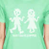 Must Have Coffee Zombies Womens Mint Shirt