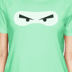 Ninja Eyes Womens Mint Shirt