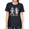 Must Have Coffee Zombies Womens Navy Shirt