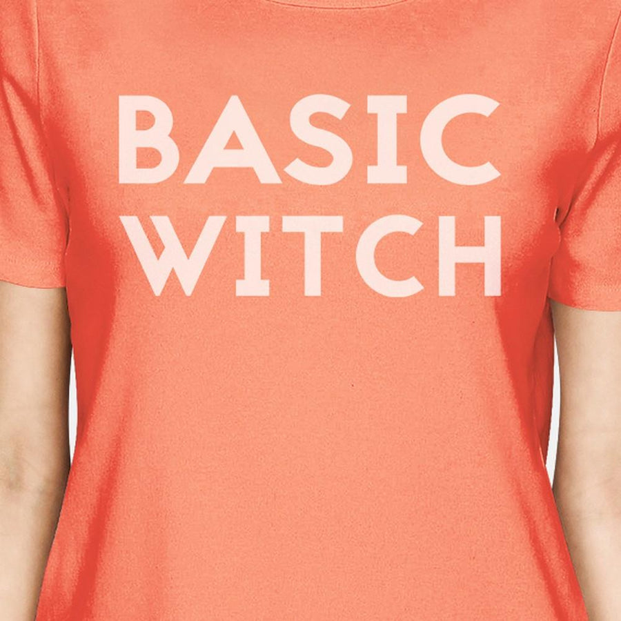 Basic Witch Womens Peach Shirt