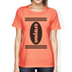 Crayon Womens Peach Shirt