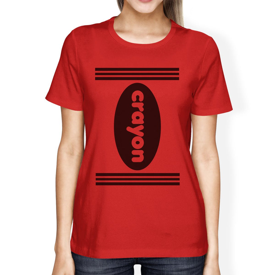 Crayon Womens Red Shirt