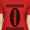 Crayon Womens Red Shirt