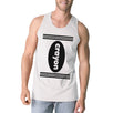 Crayon Mens White Tank Top