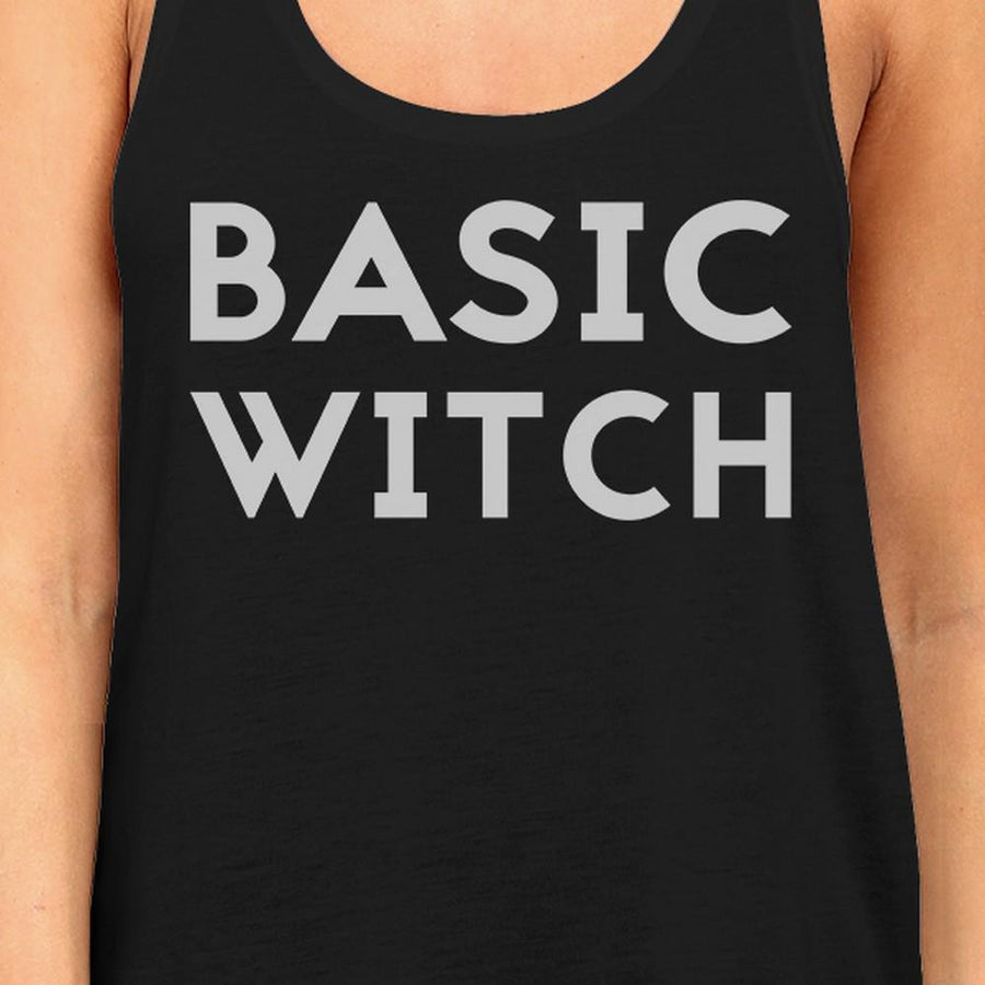 Basic Witch Womens Black Tank Top