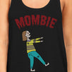 Mombie Sleep Deprived Still Alive Womens Black Tank Top